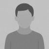 Greyscale male placeholder avatar with minimalist design. Greyscale illustration of a faceless, male with short dark hair, wearing a gray shirt on a soft textured background.
